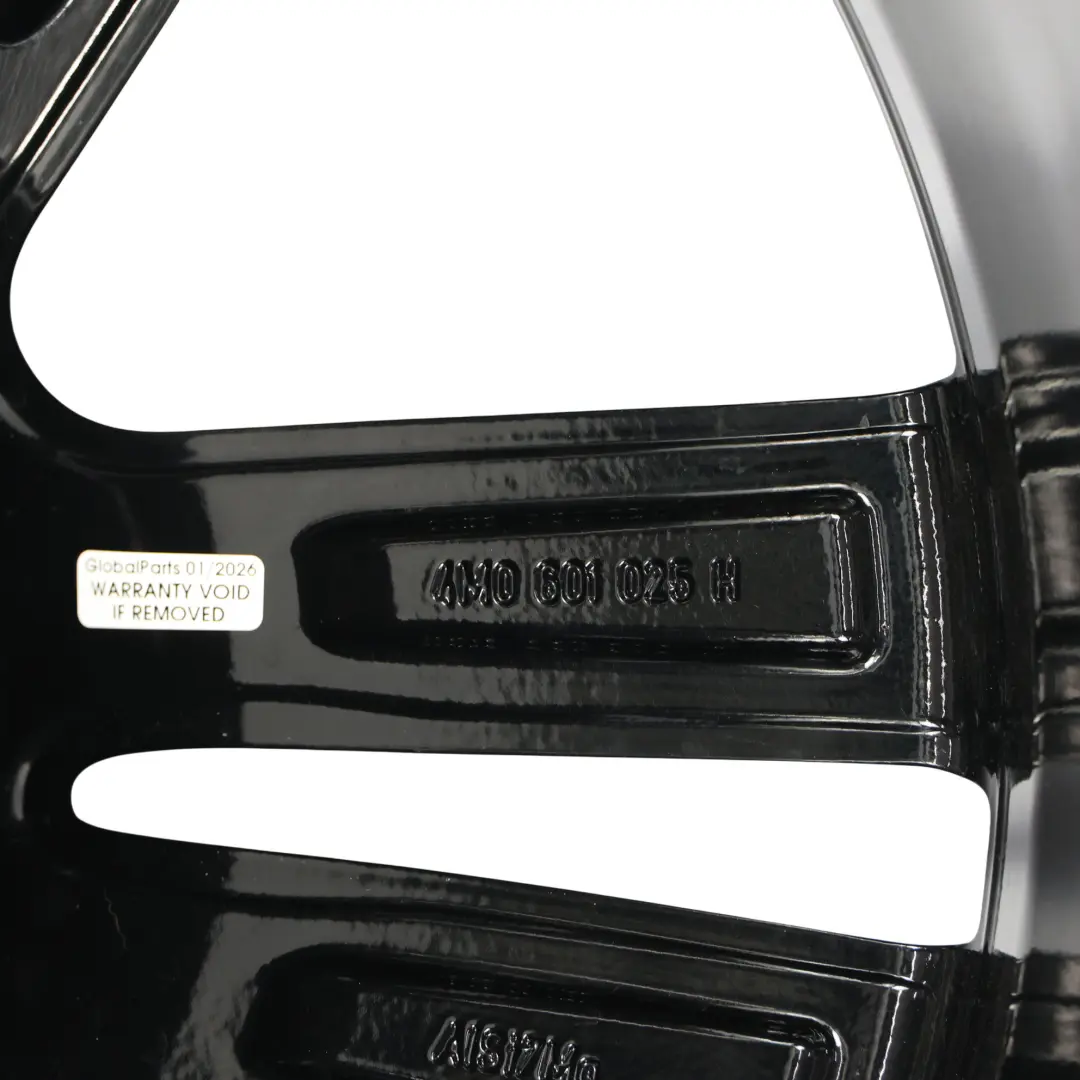 Audi Q7 4M Jante En Alliage Noir 20" 9J ET:33 À Double Étoile - SKU 4M0601025H-5 - Numéro de pièce 4M0601025H