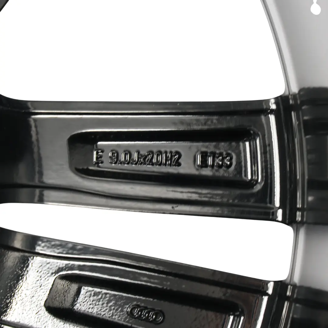 Audi Q7 4M Llanta De Aleación Negra 20" 9J ET:33 Doble Star Spoke - SKU 4M0601025H-5 - Número de pieza 4M0601025H
