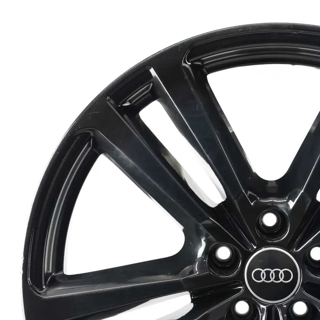 Audi Q7 4M Nero Cerchio In Lega 20" 9J ET:33 Doppio Raggio A Stella - SKU 4M0601025H-5 - Numero di parte 4M0601025H