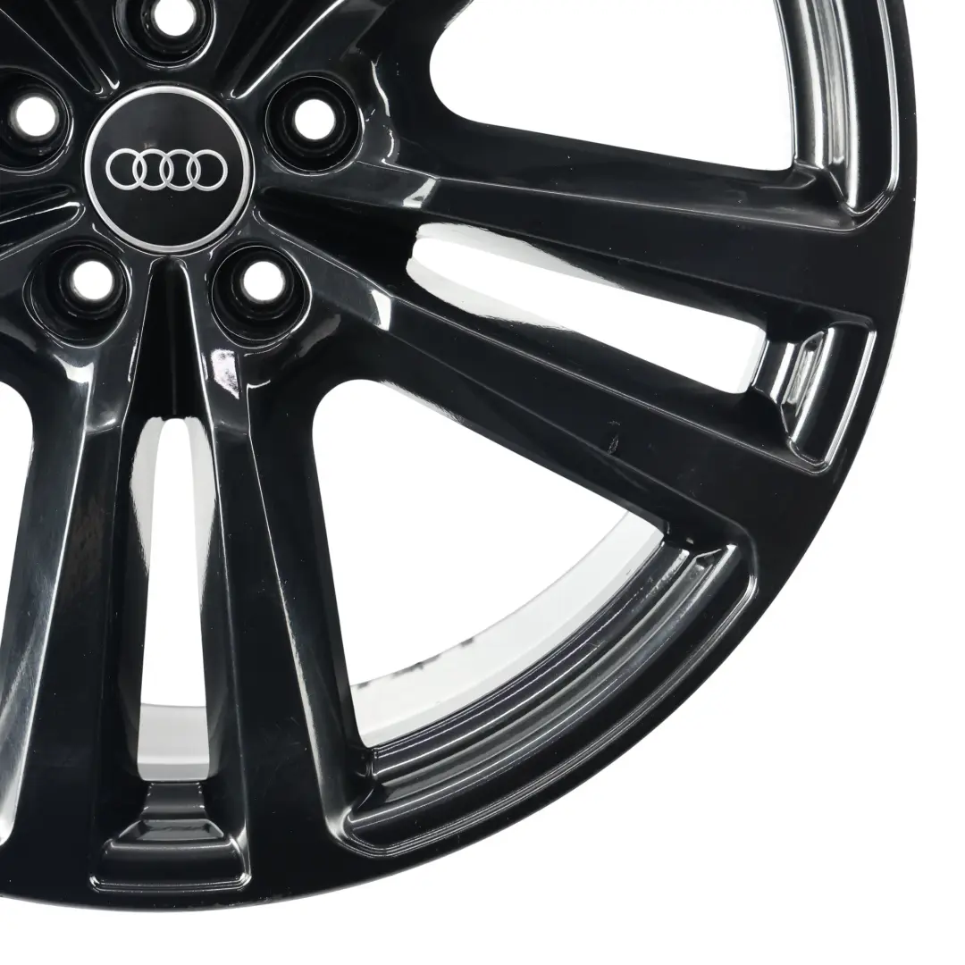 4M Llanta De Aleación Negra 20" 9J ET:33 Doble Star Spoke para Audi Q7 con número de pieza 4M0601025H Audi Q7 4M Llanta De Aleación Negra 20" 9J ET:33 Doble Star Spoke - SKU 4M0601025H-5 - Número de pieza 4M0601025H
