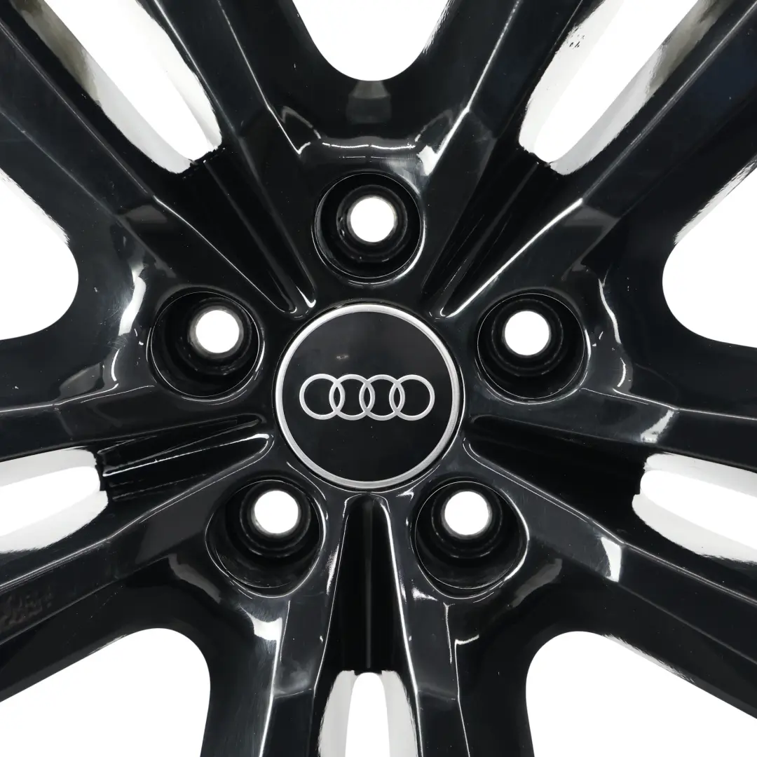Audi Q7 4M Schwarz Alufelfe 20" 9J ET:33 Doppelsternspeiche - SKU 4M0601025H-5 - Teilenummer 4M0601025H