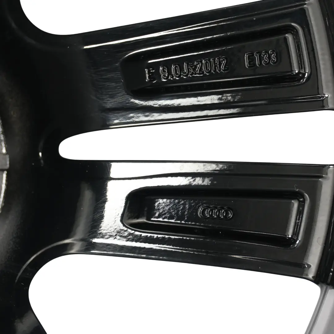 Audi Q7 4M Llanta De Aleación Negra 20" 9J ET:33 Doble Star Spoke - SKU 4M0601025H-6 - Número de pieza 4M0601025H