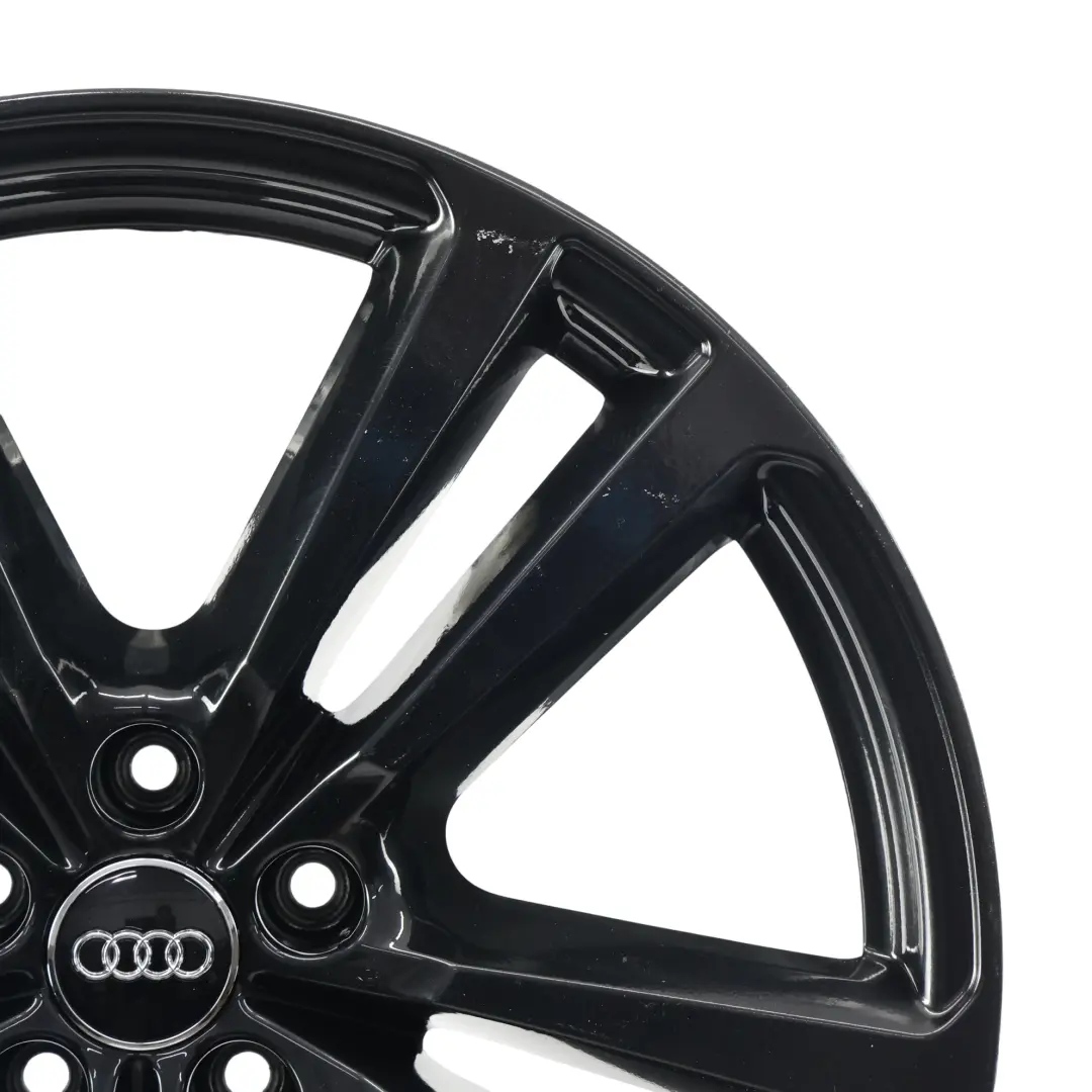 4M Black Wheel Alloy Rim 20" 9J ET:33 Double Star Spoke to Audi Q7 with Part number 4M0601025H Audi Q7 4M Black Wheel Alloy Rim 20" 9J ET:33 Double Star Spoke - SKU 4M0601025H-6 - Part number 4M0601025H