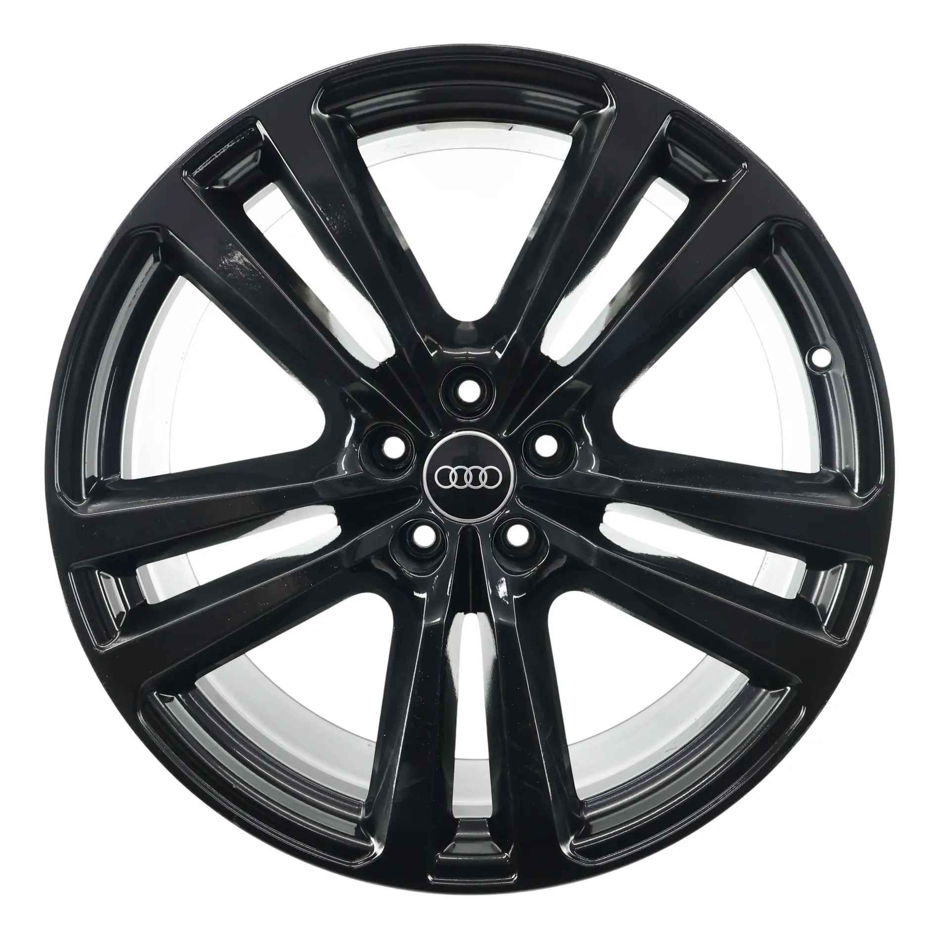 Audi Q7 4M Black Wheel Alloy Rim 20" 9J ET:33 Double Star Spoke 4M0601025H