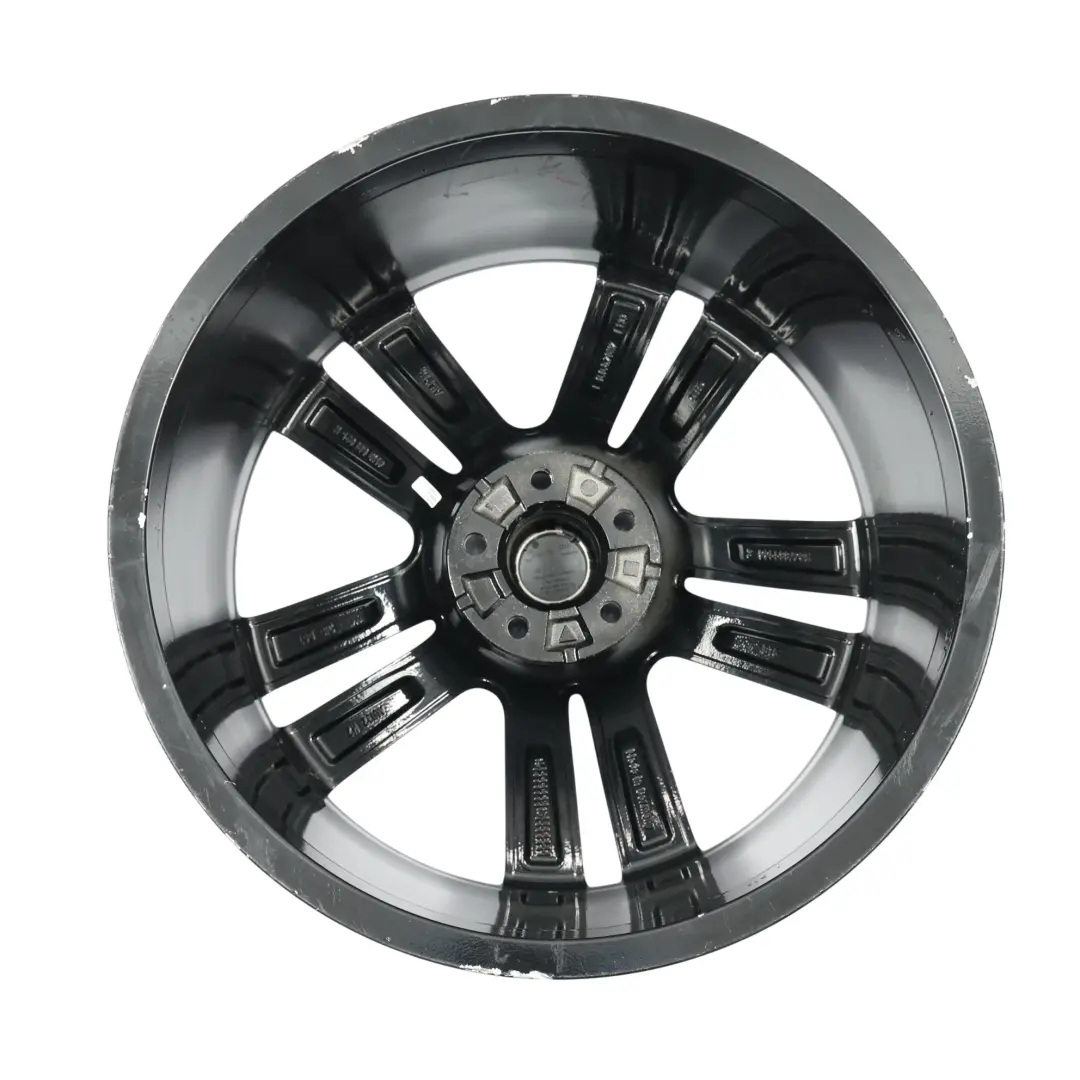 Audi Q7 4M Black Wheel Alloy Rim 20" 9J ET:33 Double Star Spoke - SKU 4M0601025H-7 - Part number 4M0601025H