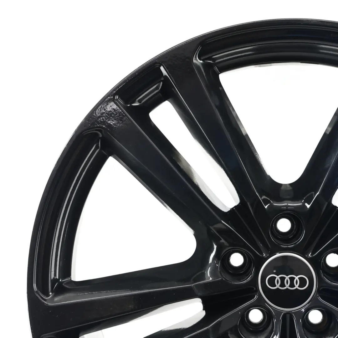 Audi Q7 4M Black Wheel Alloy Rim 20" 9J ET:33 Double Star Spoke - SKU 4M0601025H-7 - Part number 4M0601025H