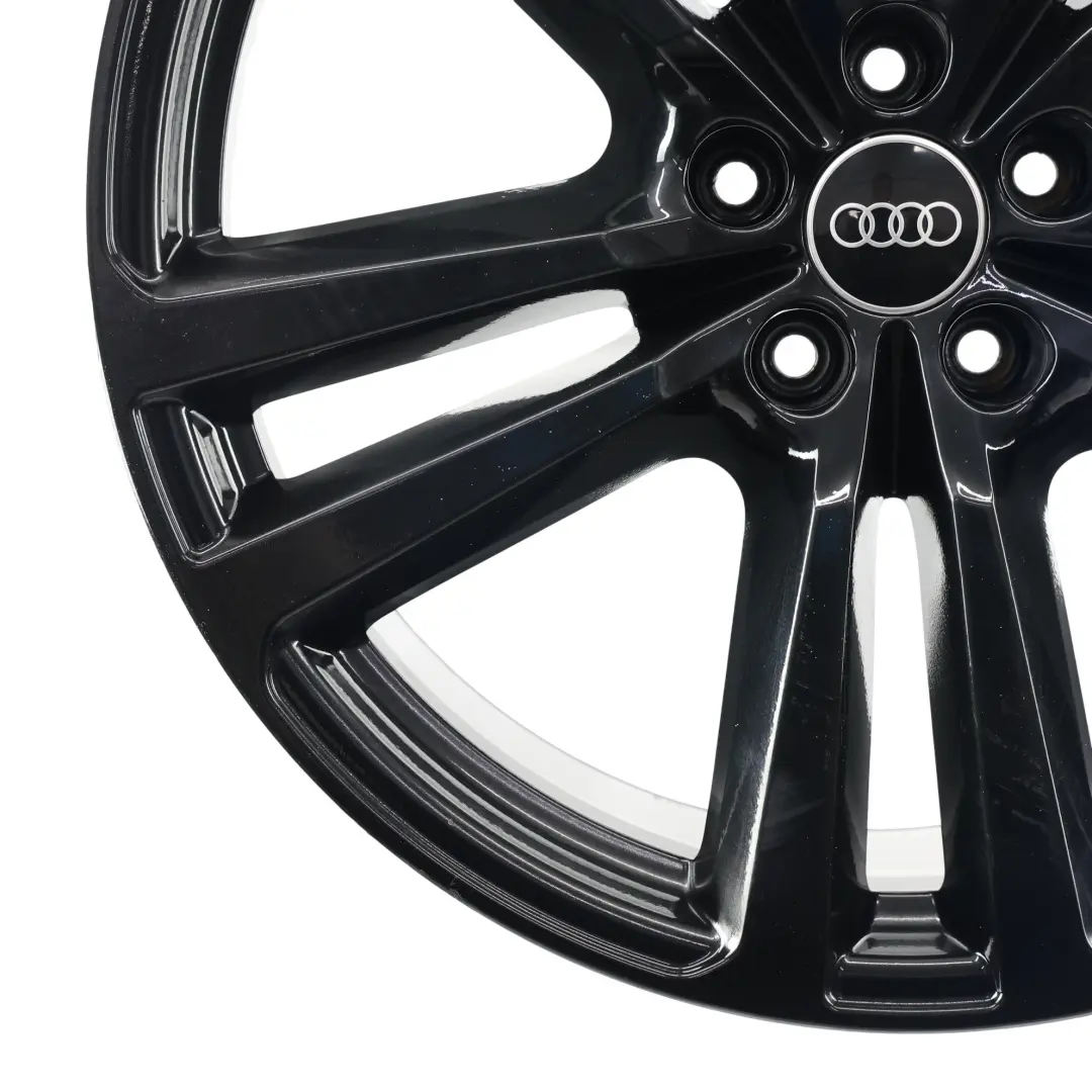 Audi Q7 4M Black Wheel Alloy Rim 20" 9J ET:33 Double Star Spoke - SKU 4M0601025H-7 - Part number 4M0601025H