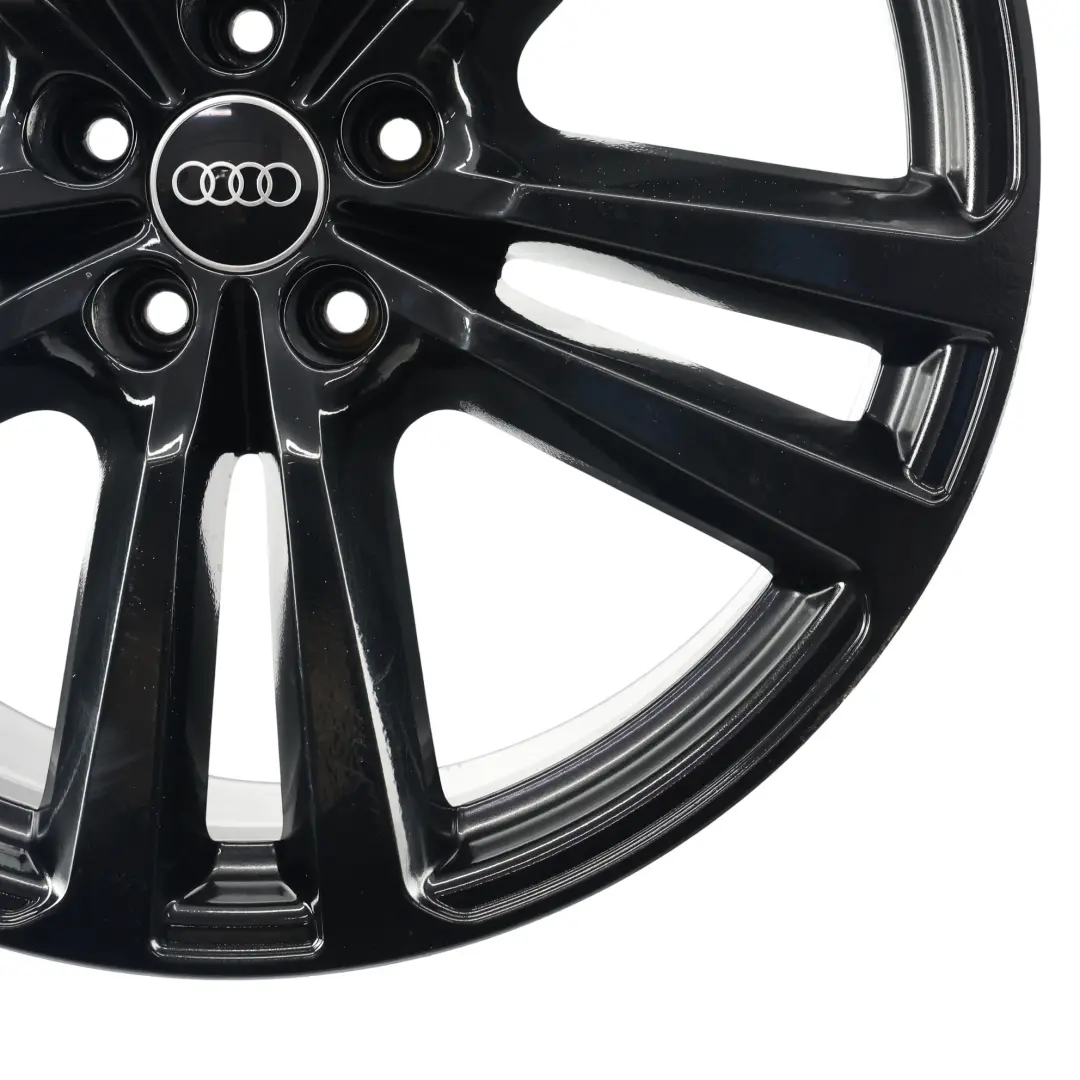 Audi Q7 4M Black Wheel Alloy Rim 20" 9J ET:33 Double Star Spoke - SKU 4M0601025H-7 - Part number 4M0601025H