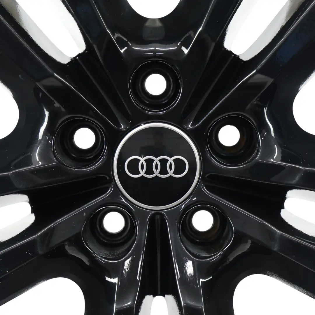 Audi Q7 4M Black Wheel Alloy Rim 20" 9J ET:33 Double Star Spoke - SKU 4M0601025H-7 - Part number 4M0601025H