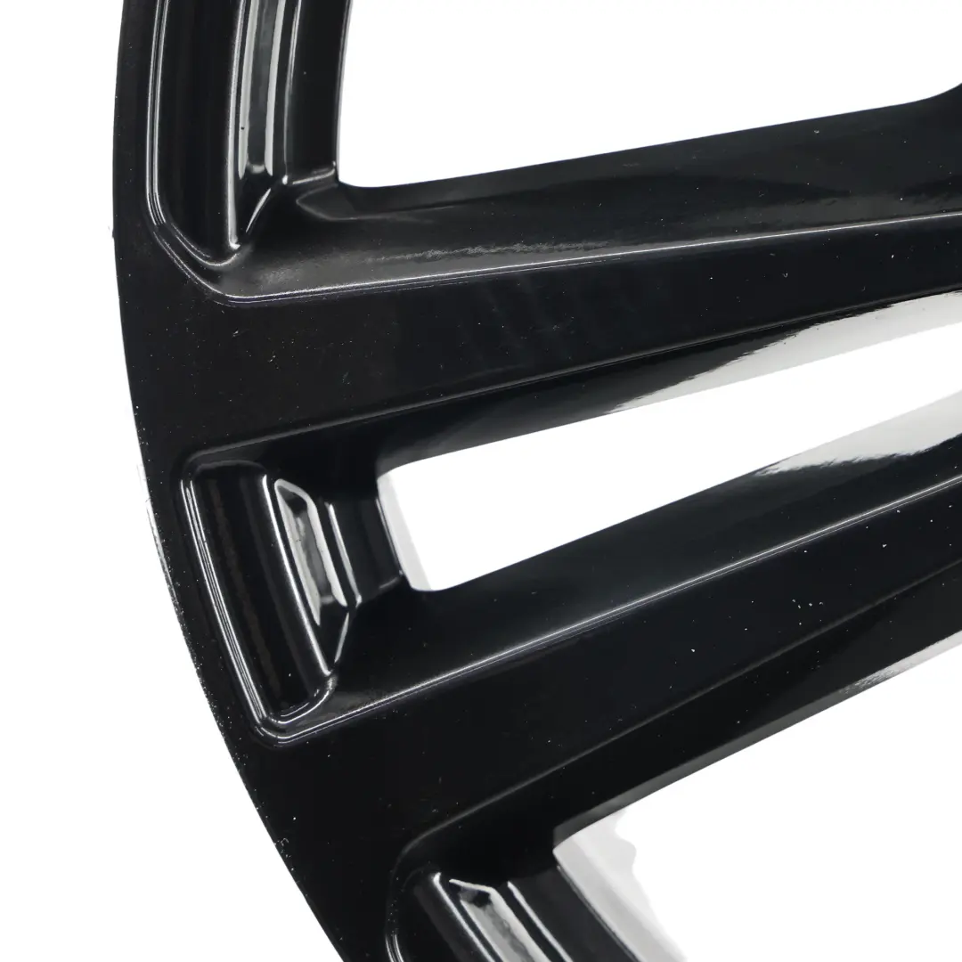 Audi Q7 4M Black Wheel Alloy Rim 20" 9J ET:33 Double Star Spoke - SKU 4M0601025H-7 - Part number 4M0601025H