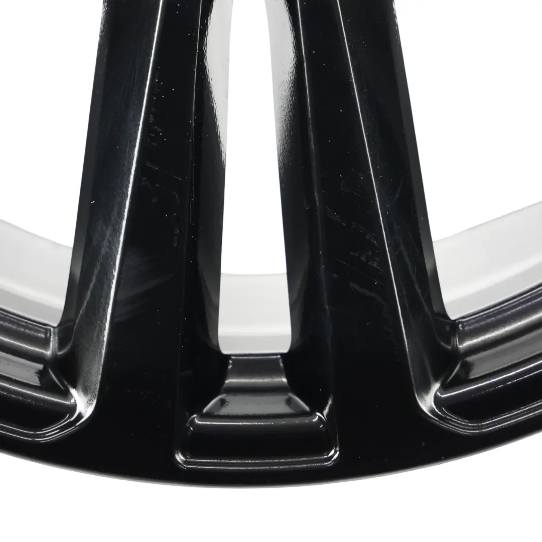 Audi Q7 4M Black Wheel Alloy Rim 20" 9J ET:33 Double Star Spoke - SKU 4M0601025H-7 - Part number 4M0601025H