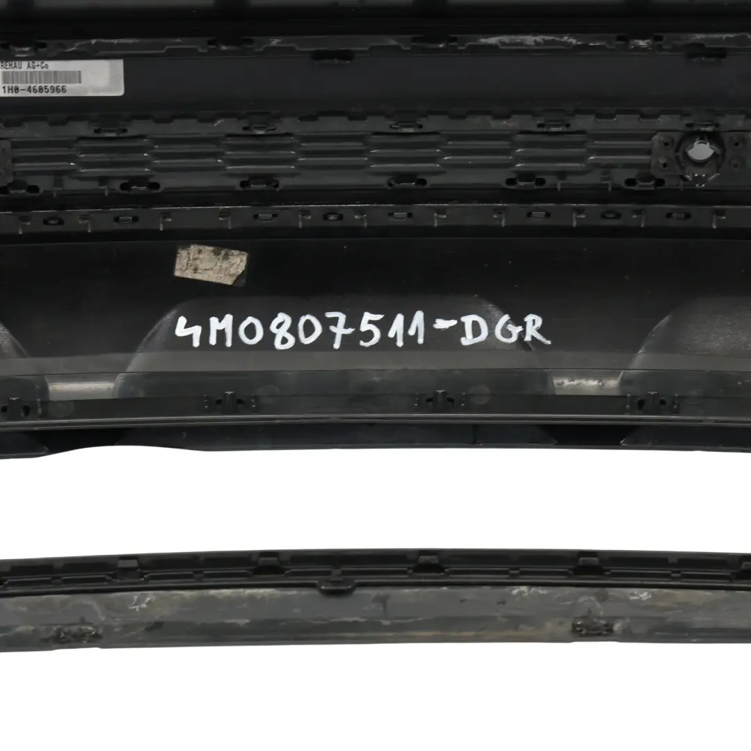 4M Rear Bumper Trim Panel Covering Daytona Grey Pearl Effect - Z7S to Audi Q7 with Part number 4M0807511 Audi Q7 4M Rear Bumper Trim Panel Covering Daytona Grey Pearl Effect - Z7S - SKU 4M0807511-DGR - Part number 4M0807511