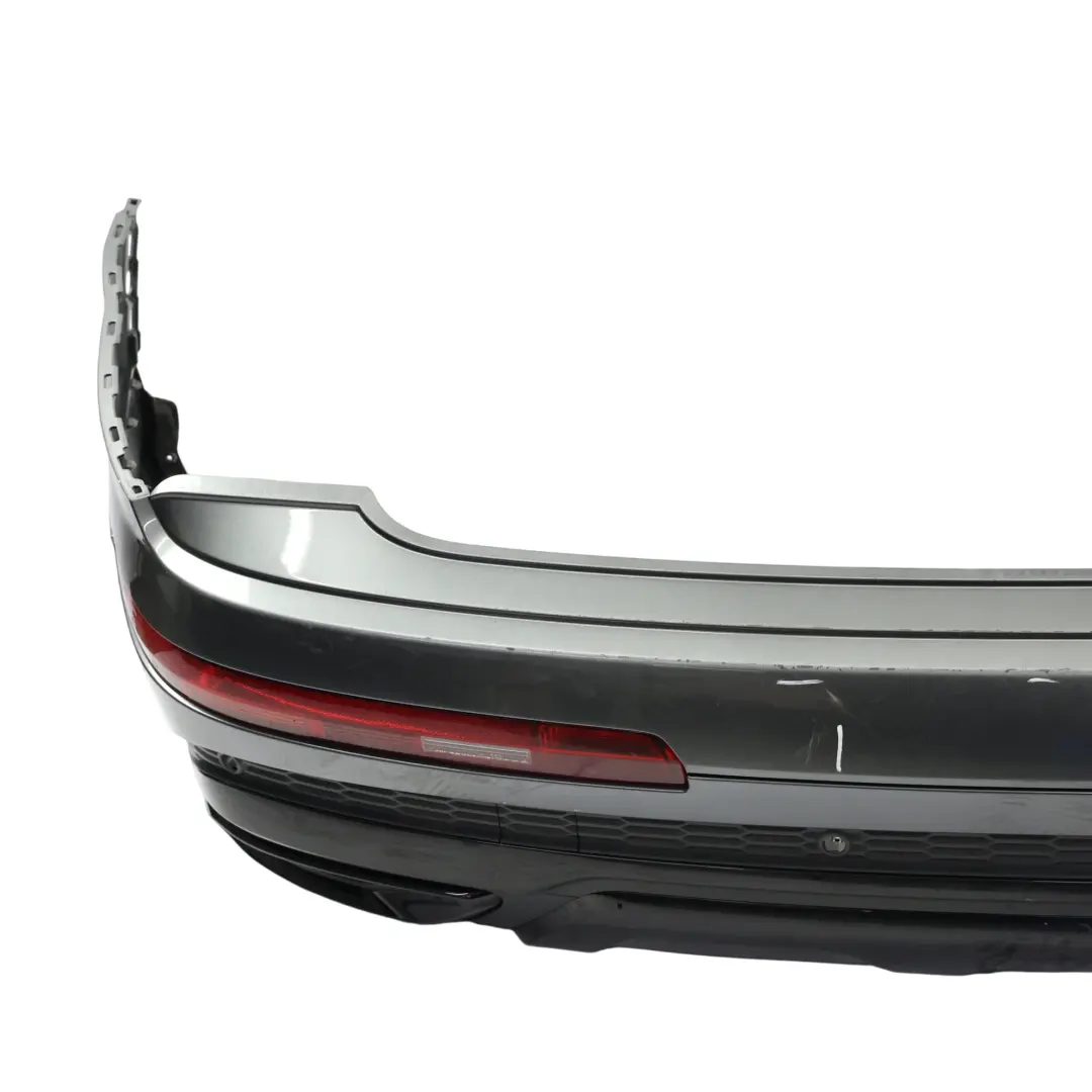 4M Rear Bumper Trim Panel Covering Daytona Grey Pearl Effect - Z7S to Audi Q7 with Part number 4M0807511 Audi Q7 4M Rear Bumper Trim Panel Covering Daytona Grey Pearl Effect - Z7S - SKU 4M0807511-DGR - Part number 4M0807511