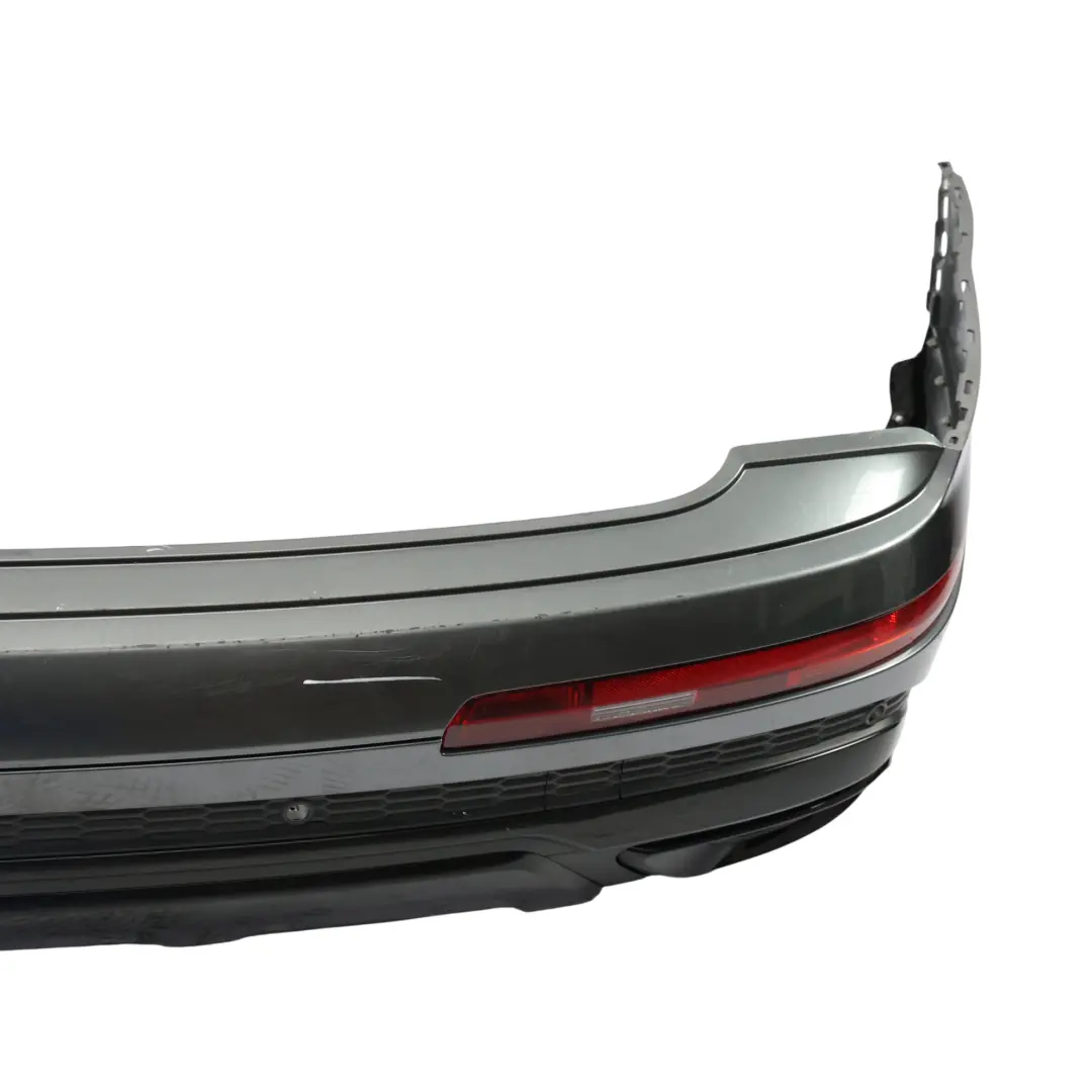 4M Rear Bumper Trim Panel Covering Daytona Grey Pearl Effect - Z7S to Audi Q7 with Part number 4M0807511 Audi Q7 4M Rear Bumper Trim Panel Covering Daytona Grey Pearl Effect - Z7S - SKU 4M0807511-DGR - Part number 4M0807511