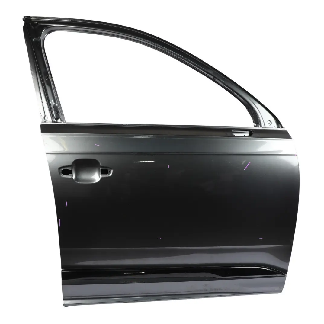 Audi Q7 4M Front Door Right O/S Covering Daytona Grey Pearl Effect - Z7S