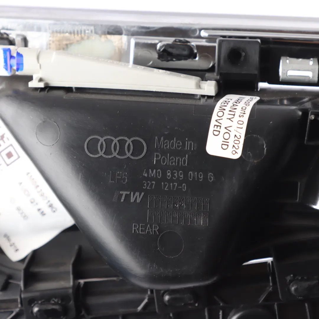Audi Q7 4M Interior Door Handle Rear Left N/S - SKU 4M0839019G - Part number 4M0839019G
