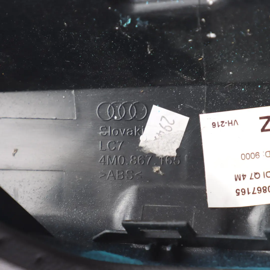 Audi Q7 4M Front Door Armrest Arm Rest Cover Panel Trim Left N/S 4M0867166 - SKU 4M0867165 - Part number 4M0867165