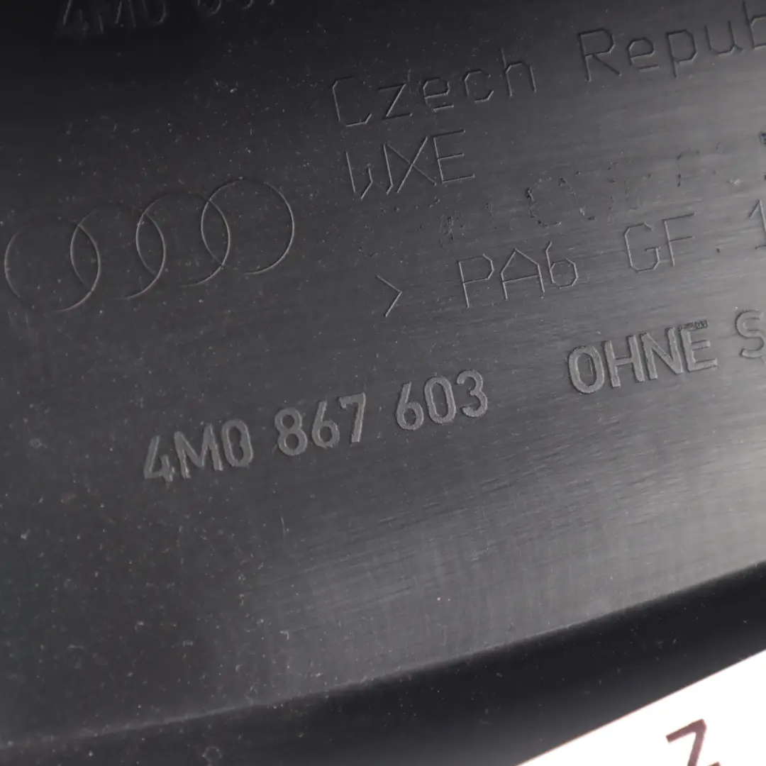 4M Door Window Frame Cover Trim Panel Rear Left N/S to Audi Q7 with Part number 4M0867603 Audi Q7 4M Door Window Frame Cover Trim Panel Rear Left N/S - SKU 4M0867603 - Part number 4M0867603