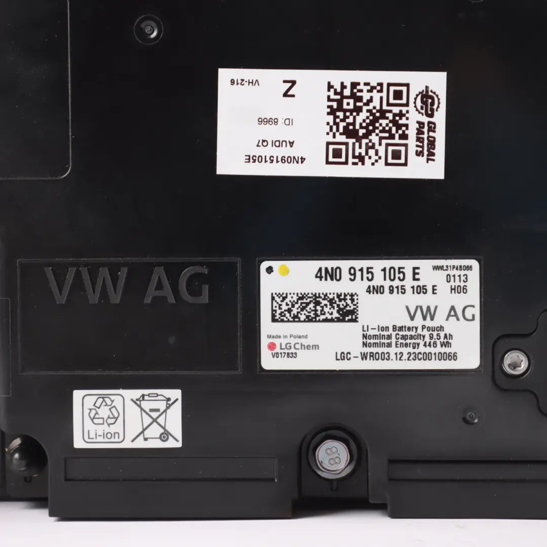 Audi A6 C8 Q7 Q8 4M Hybrid Lithium Voltage Battery Unit - SKU 4N0915105E - Part number 4N0915105E
