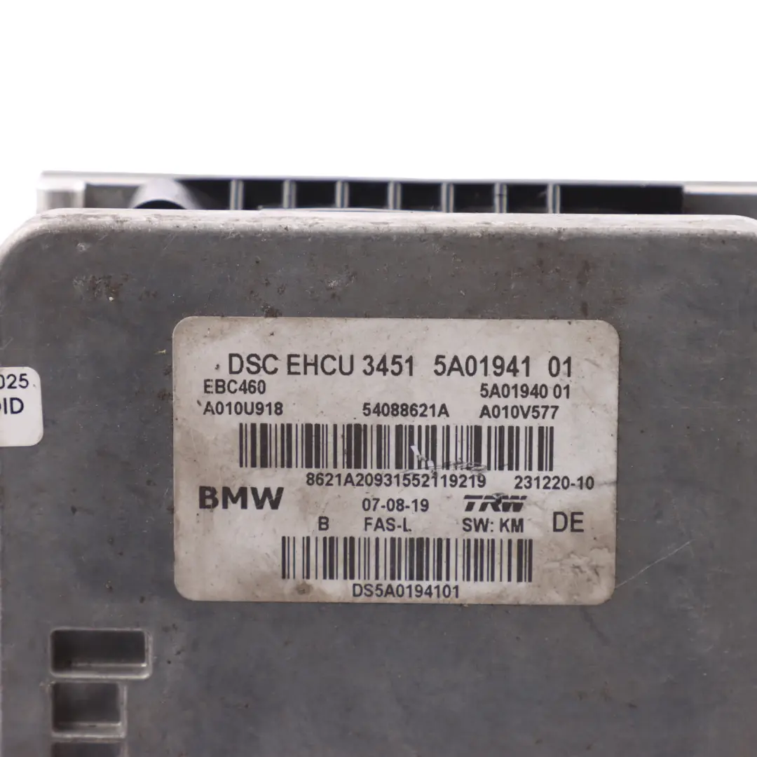 BMW X3 G01 ABS Pump Braking Control Module Unit - SKU 5A01941 - Part number 5A01941
