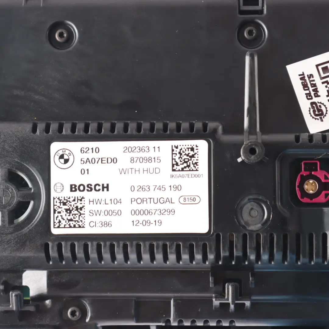 Digital Instrument Cluster Speedo Clocks Display Automatic to BMW G01 G02 with Part number 5A07ED0 BMW G01 G02 Digital Instrument Cluster Speedo Clocks Display Automatic - SKU 5A07ED0 - Part number 5A07ED0