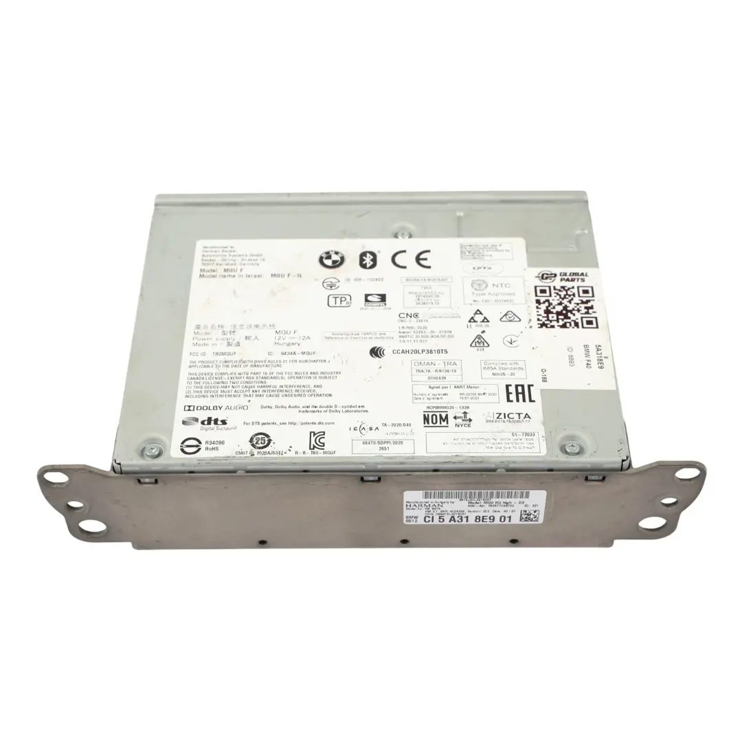 BMW F40 Módulo De Control De Navegación Harman Becker - SKU 5A318E9 - Número de pieza 5A318E9