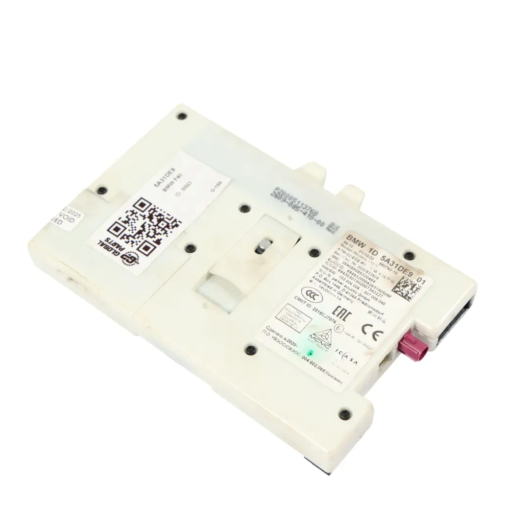Telematik Bluetooth Steuergerät für BMW F40 mit Teilenummer 5A31DE9 BMW F40 Telematik Bluetooth Steuergerät - SKU 5A31DE9 - Teilenummer 5A31DE9