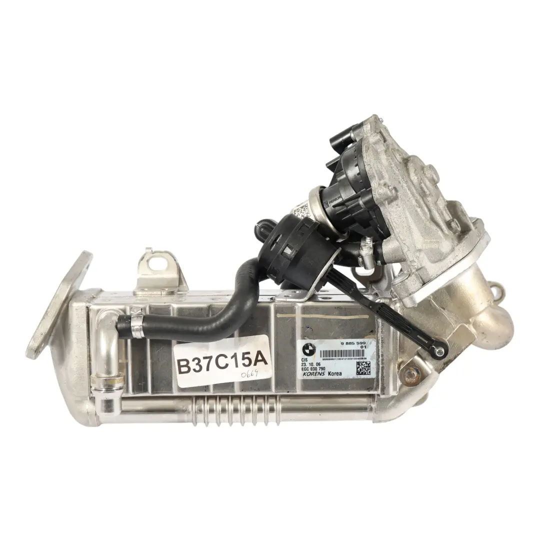 BMW F45 F46 Mini F55 F56 Collettore EGR Valvola Raffreddamento 9885599 - SKU 5A7A498-2 - Numero di parte 5A7A498