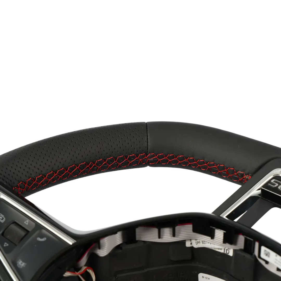 VRS Steering Wheel NEW Black Leather Paddle Shift to Skoda Octavia III with Part number 5E0419091BC Skoda Octavia III VRS Steering Wheel NEW Black Leather Paddle Shift - SKU 5E0419091BC-1 - Part number 5E0419091BC