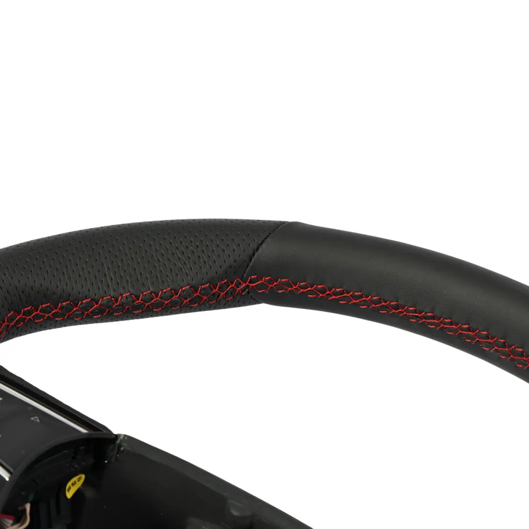 Skoda Octavia III VRS Volante NUOVO In Pelle Nera Cambio al Volante - SKU 5E0419091BC-1 - Numero di parte 5E0419091BC