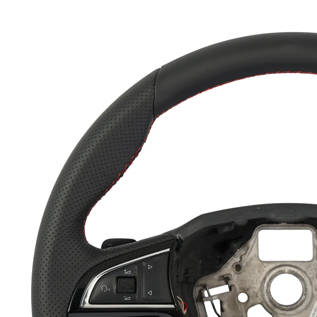 VRS Volante NUEVO Cuero Negro Palanca de Cambio para Skoda Octavia III con número de pieza 5E0419091BC Skoda Octavia III VRS Volante NUEVO Cuero Negro Palanca de Cambio - SKU 5E0419091BC-1 - Número de pieza 5E0419091BC