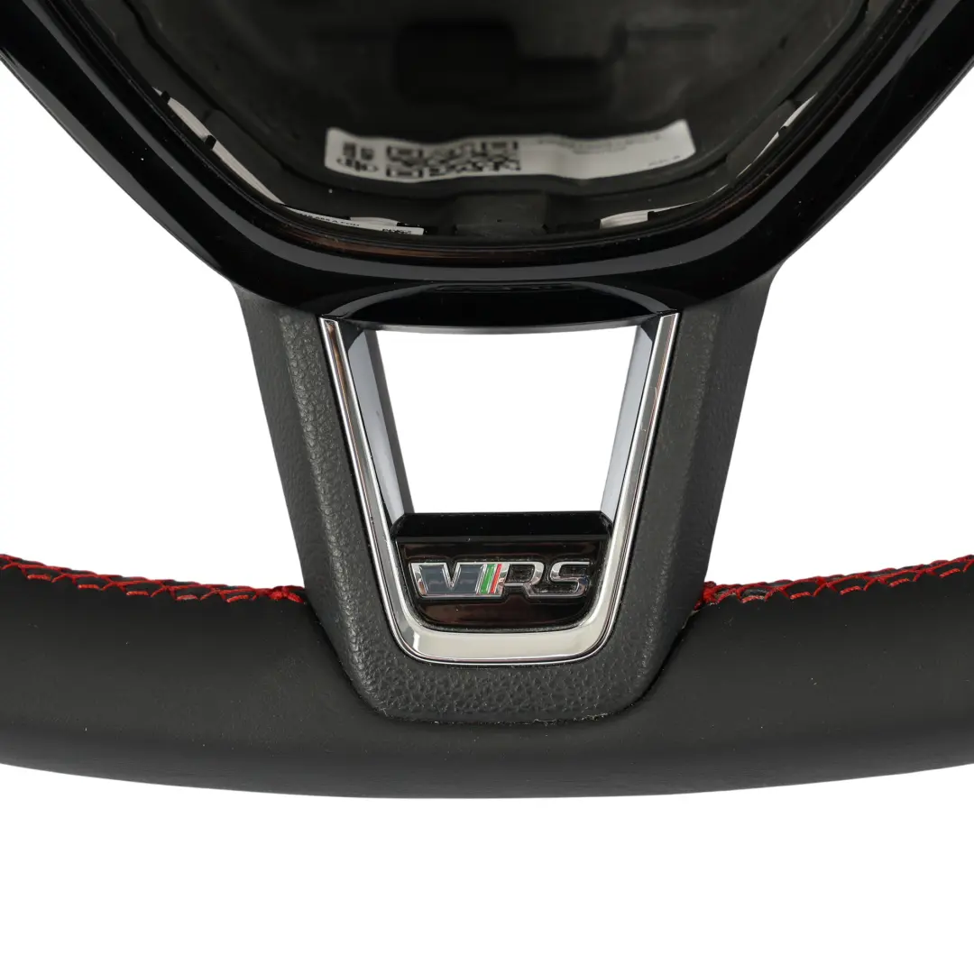 VRS Volante NUEVO Cuero Negro Palanca de Cambio para Skoda Octavia III con número de pieza 5E0419091BC Skoda Octavia III VRS Volante NUEVO Cuero Negro Palanca de Cambio - SKU 5E0419091BC-1 - Número de pieza 5E0419091BC