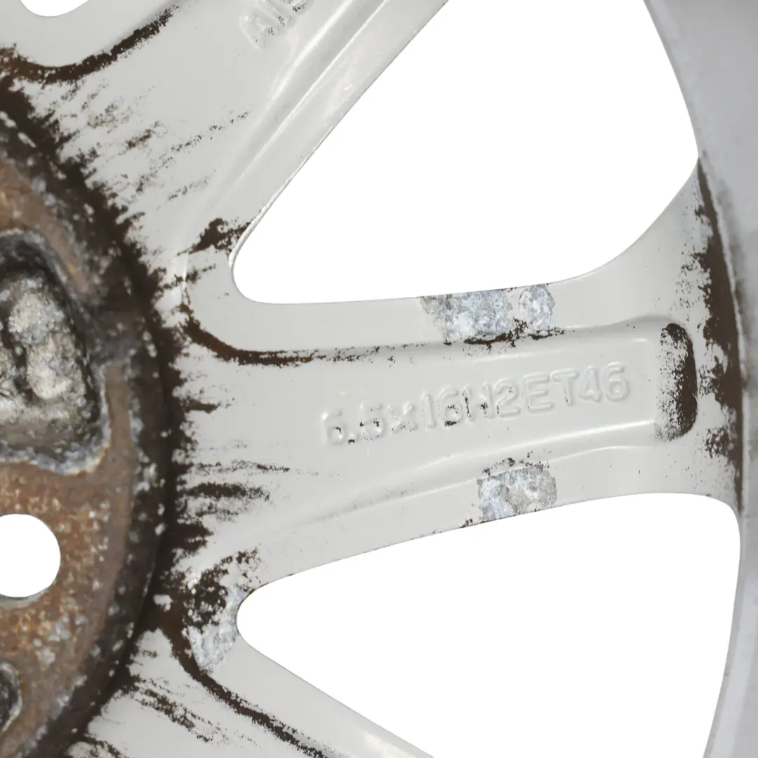 Mk3 5F Silver Wheel Rim Alloy 16" 6,5J ET:46 Star Spoke to Seat Leon with Part number 5F0601025A Seat Leon Mk3 5F Silver Wheel Rim Alloy 16" 6,5J ET:46 Star Spoke - SKU 5F0601025A-5 - Part number 5F0601025A