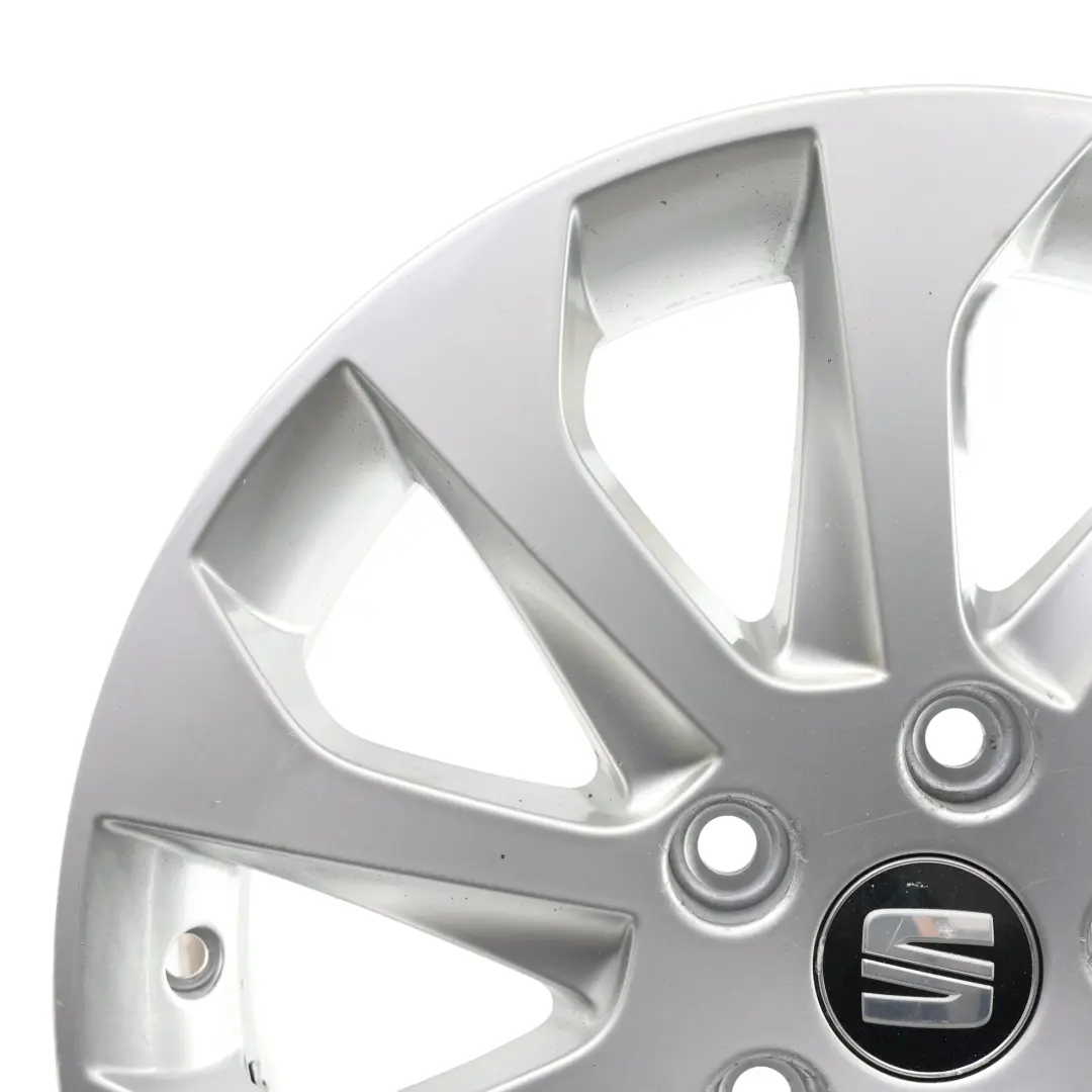 Mk3 5F Silber Felge Alloy 16" 6,5J ET:46 Sternspeiche für Seat Leon mit Teilenummer 5F0601025A Seat Leon Mk3 5F Silber Felge Alloy 16" 6,5J ET:46 Sternspeiche - SKU 5F0601025A-5 - Teilenummer 5F0601025A