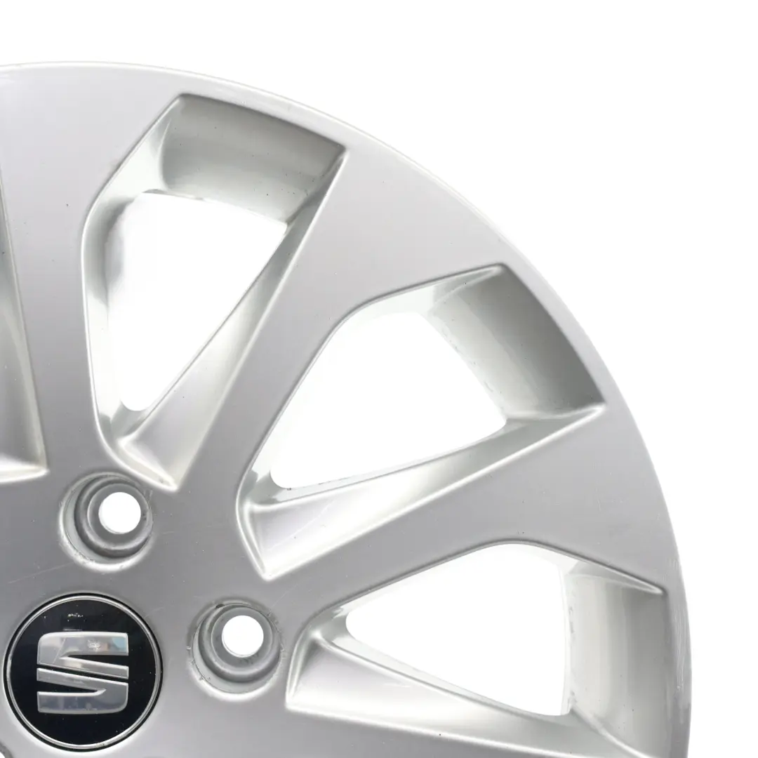 Seat Leon Mk3 5F Argento Cerchio Lega 16" 6,5J ET:46 Star Spoke - SKU 5F0601025A-5 - Numero di parte 5F0601025A