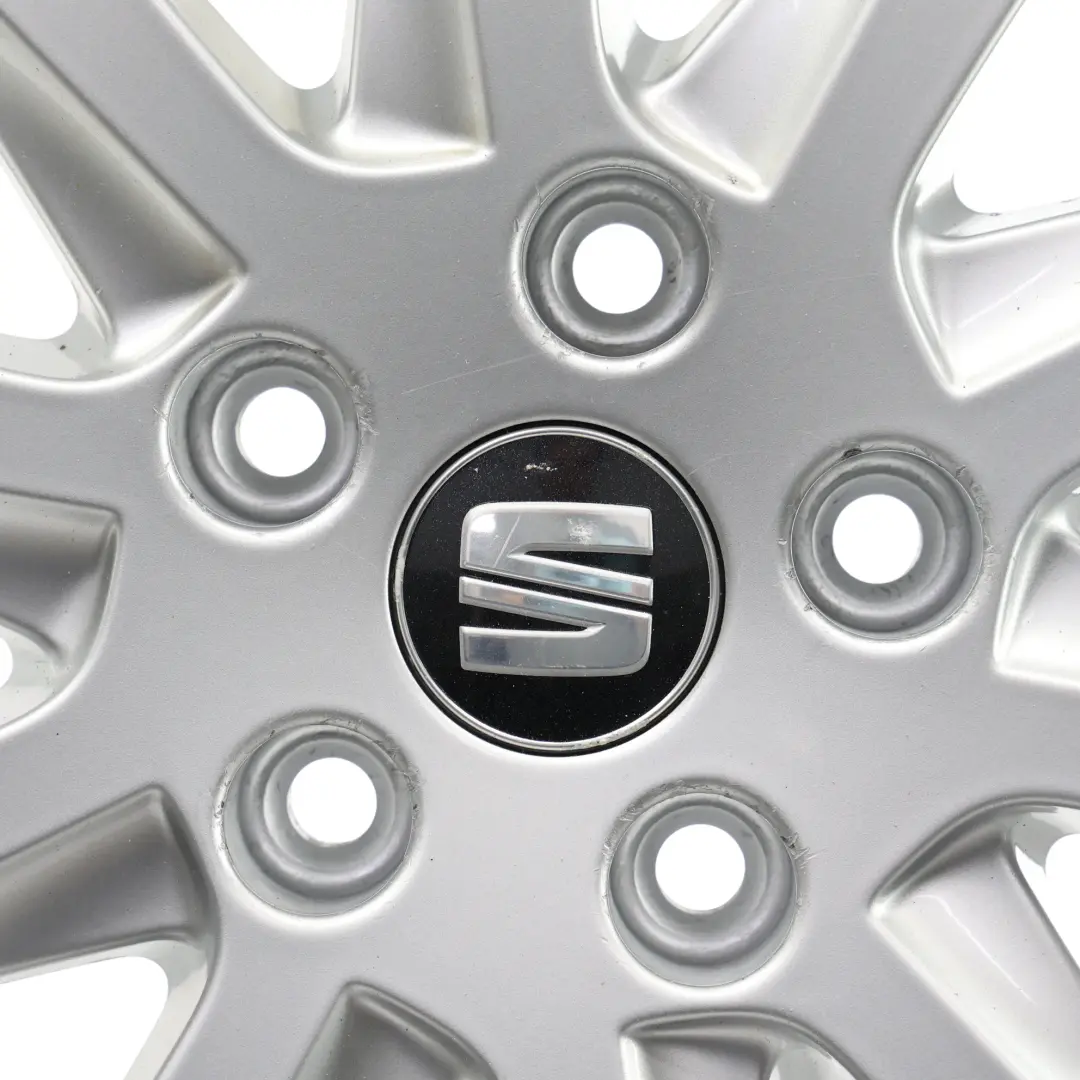 Seat Leon Mk3 5F Silber Felge Alloy 16" 6,5J ET:46 Sternspeiche - SKU 5F0601025A-5 - Teilenummer 5F0601025A