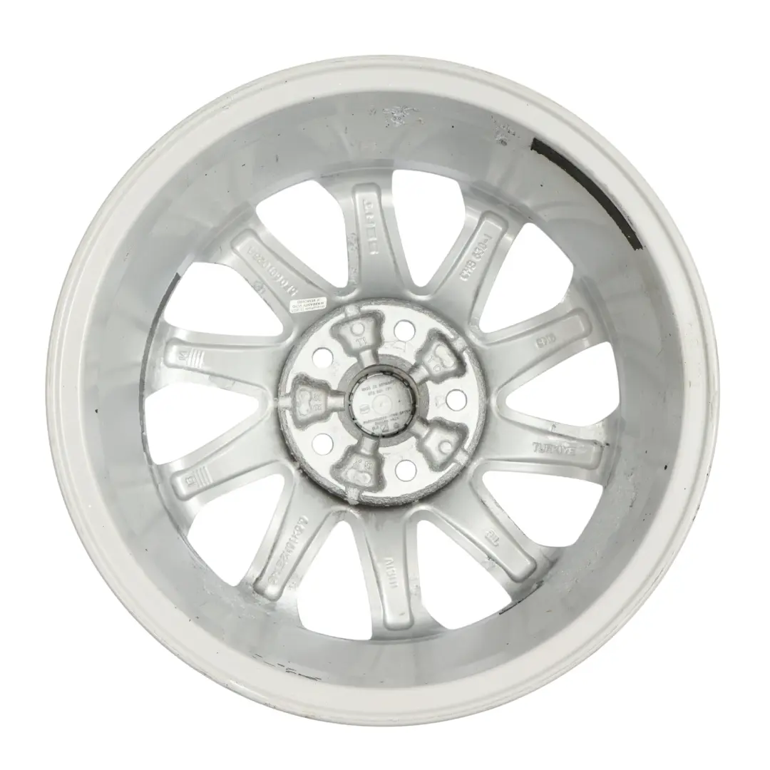 Seat Leon Mk3 5F Jante Alliage Argentée 16" 6,5J ET:46 Rayons Étoile - SKU 5F0601025A-6 - Numéro de pièce 5F0601025A