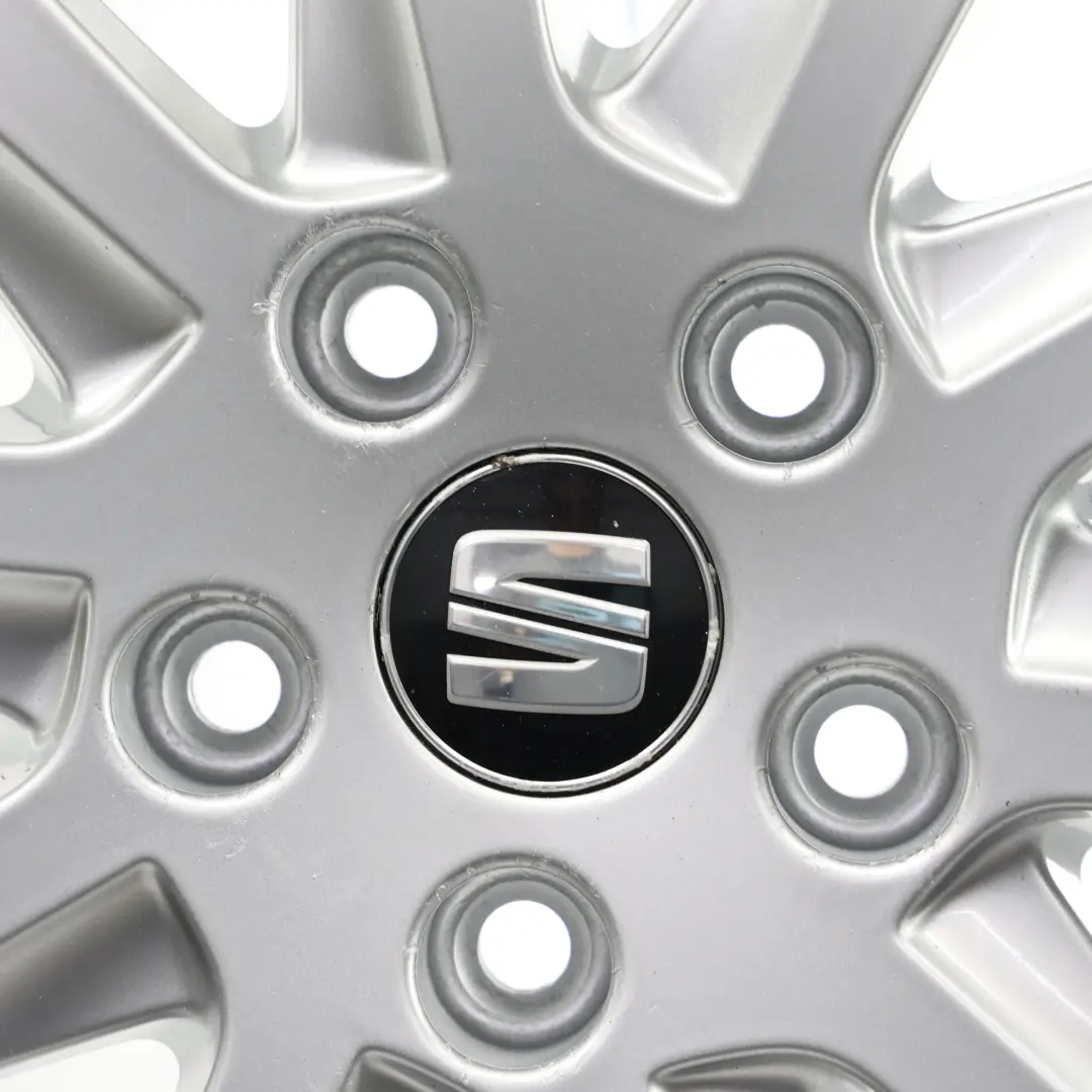 Seat Leon Mk3 5F Silber Felge Alloy 16" 6,5J ET:46 Sternspeiche - SKU 5F0601025A-6 - Teilenummer 5F0601025A