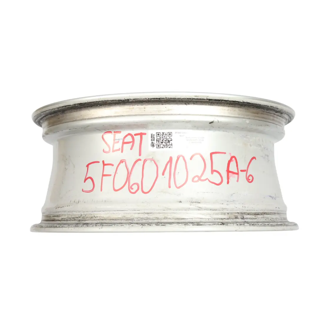 Mk3 5F Silber Felge Alloy 16" 6,5J ET:46 Sternspeiche für Seat Leon mit Teilenummer 5F0601025A Seat Leon Mk3 5F Silber Felge Alloy 16" 6,5J ET:46 Sternspeiche - SKU 5F0601025A-6 - Teilenummer 5F0601025A