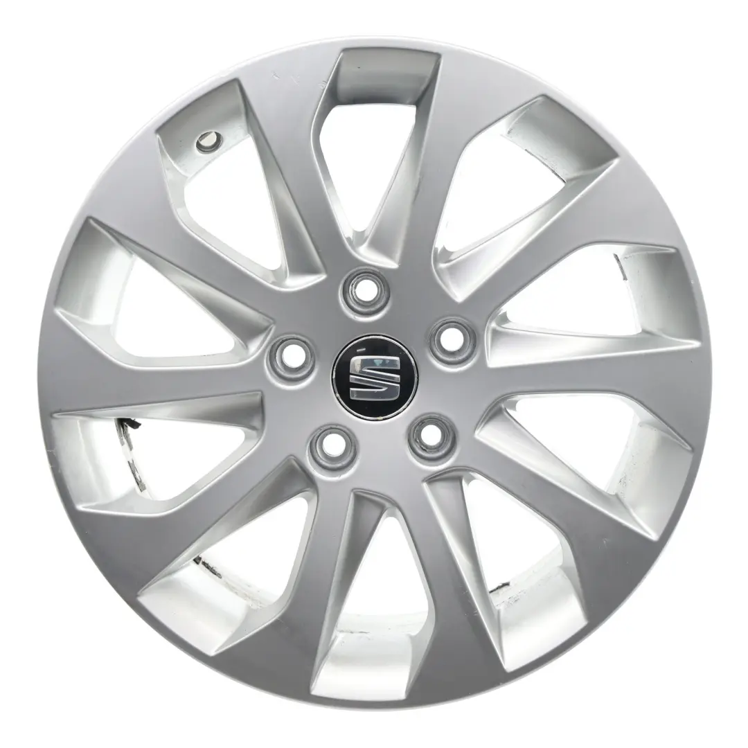 Seat Leon Mk3 5F Silver Wheel Rim Alloy 16" 6,5J ET:46 Star Spoke - SKU 5F0601025A-7 - Part number 5F0601025A