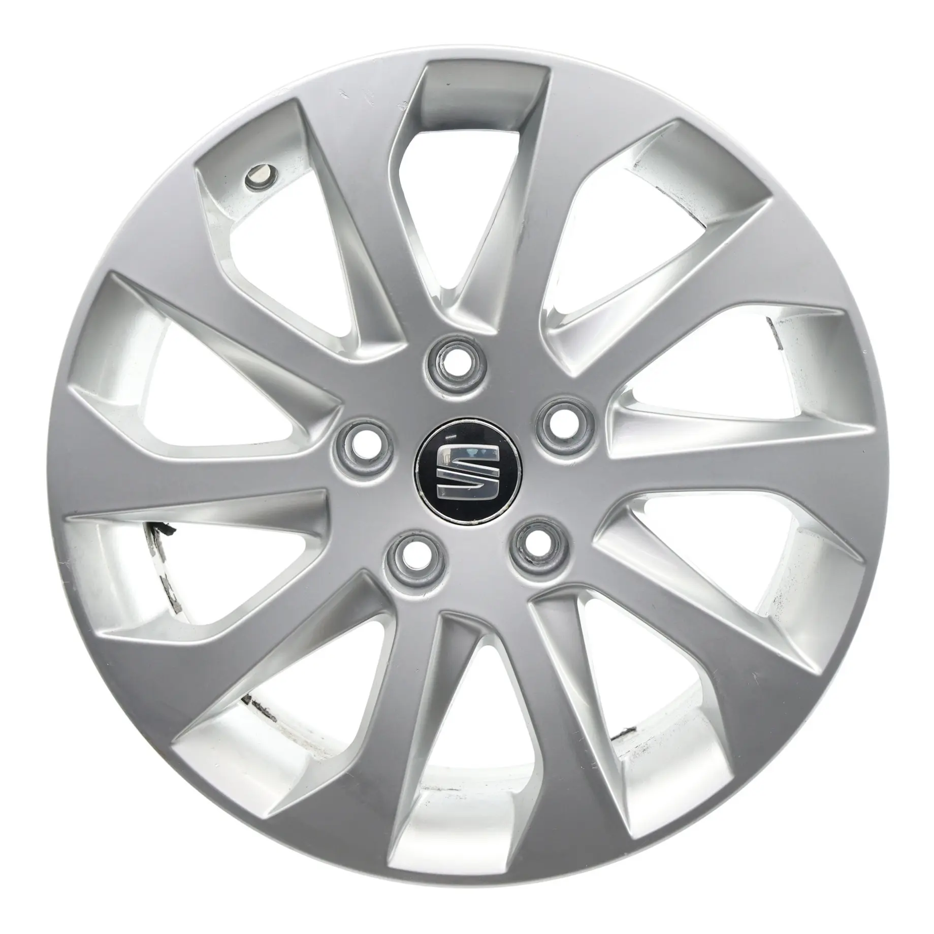 Seat Leon Mk3 5F Silver Wheel Rim Alloy 16" 6,5J ET:46 Star Spoke 5F0601025A