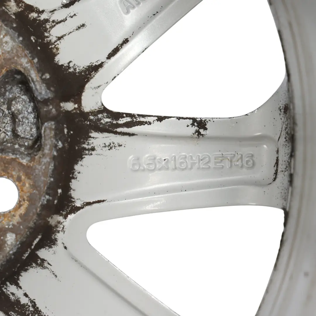 Seat Leon Mk3 5F Silver Wheel Rim Alloy 16" 6,5J ET:46 Star Spoke - SKU 5F0601025A-7 - Part number 5F0601025A