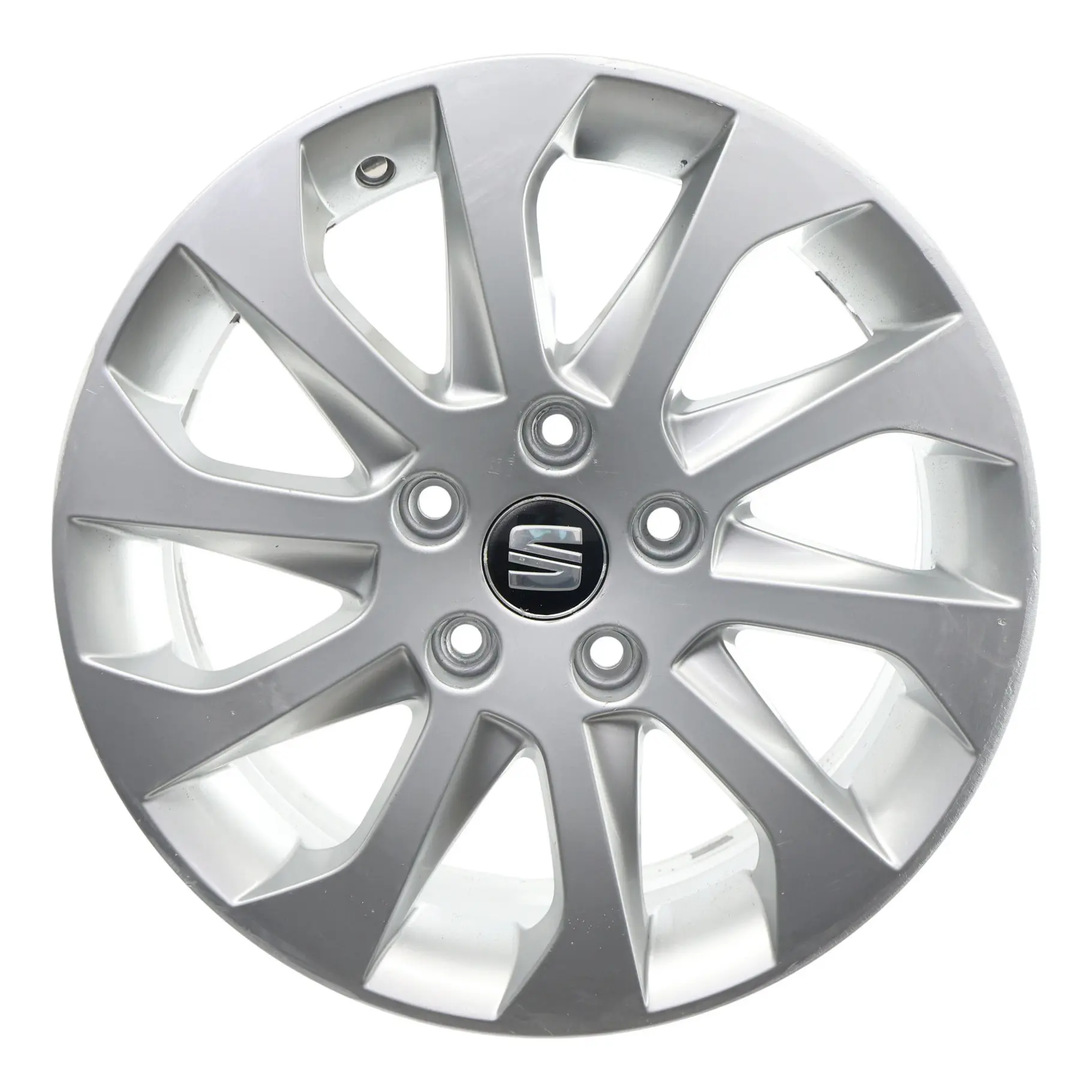 Seat Leon Mk3 5F Silver Wheel Rim Alloy 16" 6,5J ET:46 Star Spoke 5F0601025A