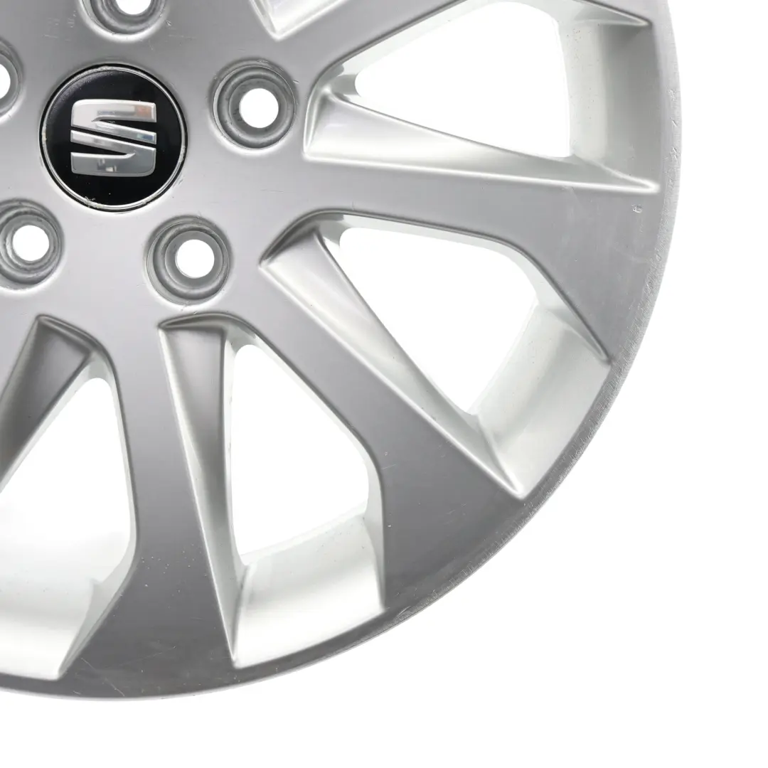Mk3 5F Silver Wheel Rim Alloy 16" 6,5J ET:46 Star Spoke to Seat Leon with Part number 5F0601025A Seat Leon Mk3 5F Silver Wheel Rim Alloy 16" 6,5J ET:46 Star Spoke - SKU 5F0601025A-8 - Part number 5F0601025A