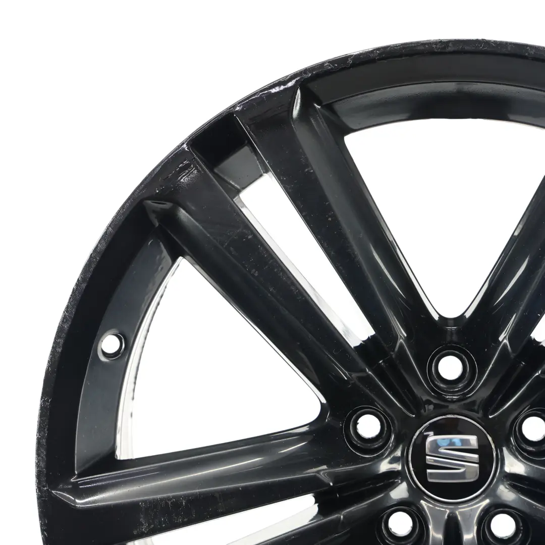 5F Llanta Aleación Negra 19" 8J ET:50 para Seat Leon Cupra con número de pieza 5F0601025K Seat Leon Cupra 5F Llanta Aleación Negra 19" 8J ET:50 - SKU 5F0601025K-1 - Número de pieza 5F0601025K