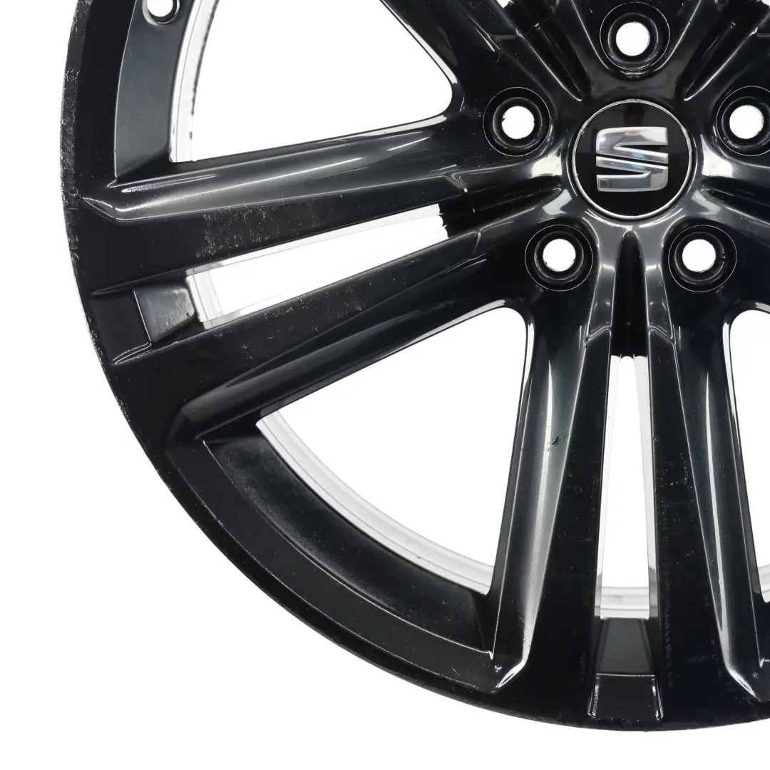 Seat Leon Cupra 5F Black Wheel Alloy Rim 19" 8J ET:50 - SKU 5F0601025K-1 - Part number 5F0601025K