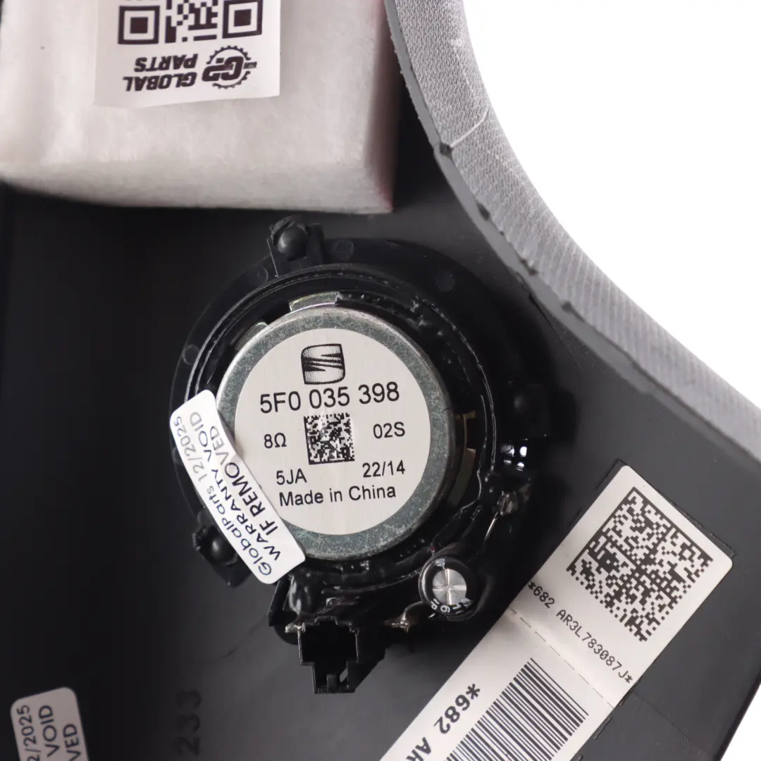 5F A Pillar Upper Trim Cover Panel Black Front Left N/S to Seat Leon with Part number 5F0867233F Seat Leon 5F A Pillar Upper Trim Cover Panel Black Front Left N/S - SKU 5F0867233F - Part number 5F0867233F