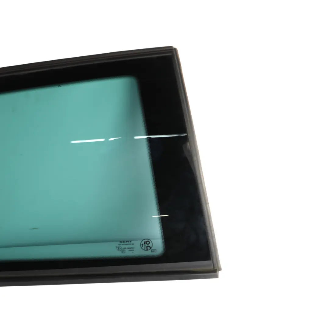 5F Mk3 3Dr Side Window Glass Green Rear Right Door O/S to Seat Leon with Part number 5F3845042E Seat Leon 5F Mk3 3Dr Side Window Glass Green Rear Right Door O/S - SKU 5F3845042E - Part number 5F3845042E