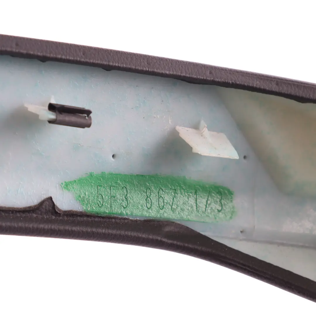 Seat Leon Mk3 Door Armrest Front Left N/S Upper Part Trim Cover - SKU 5F3867173 - Part number 5F3867173