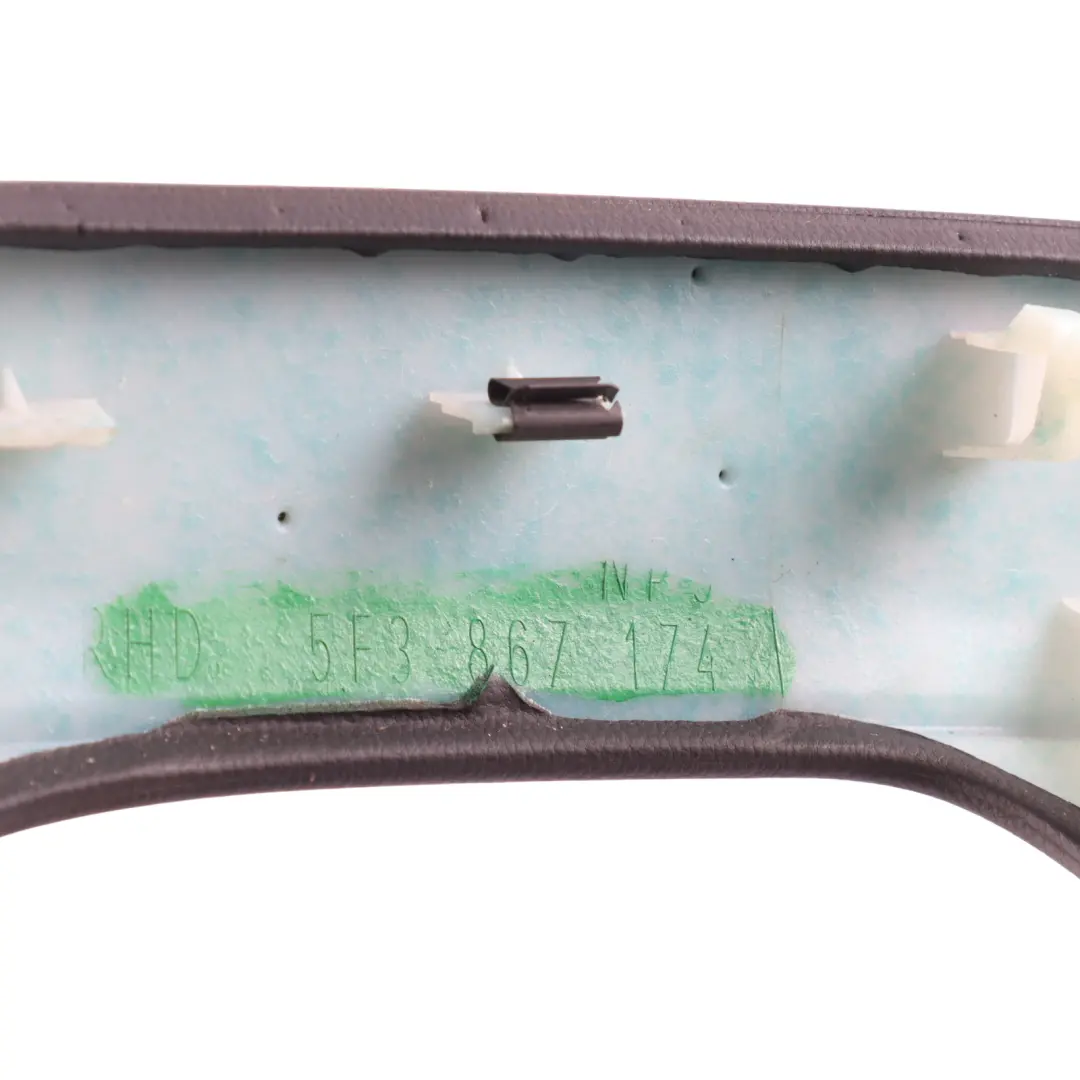 Mk3 Door Armrest Front Right O/S Upper Part Trim Cover to Seat Leon with Part number 5F3867174 Seat Leon Mk3 Door Armrest Front Right O/S Upper Part Trim Cover - SKU 5F3867174 - Part number 5F3867174